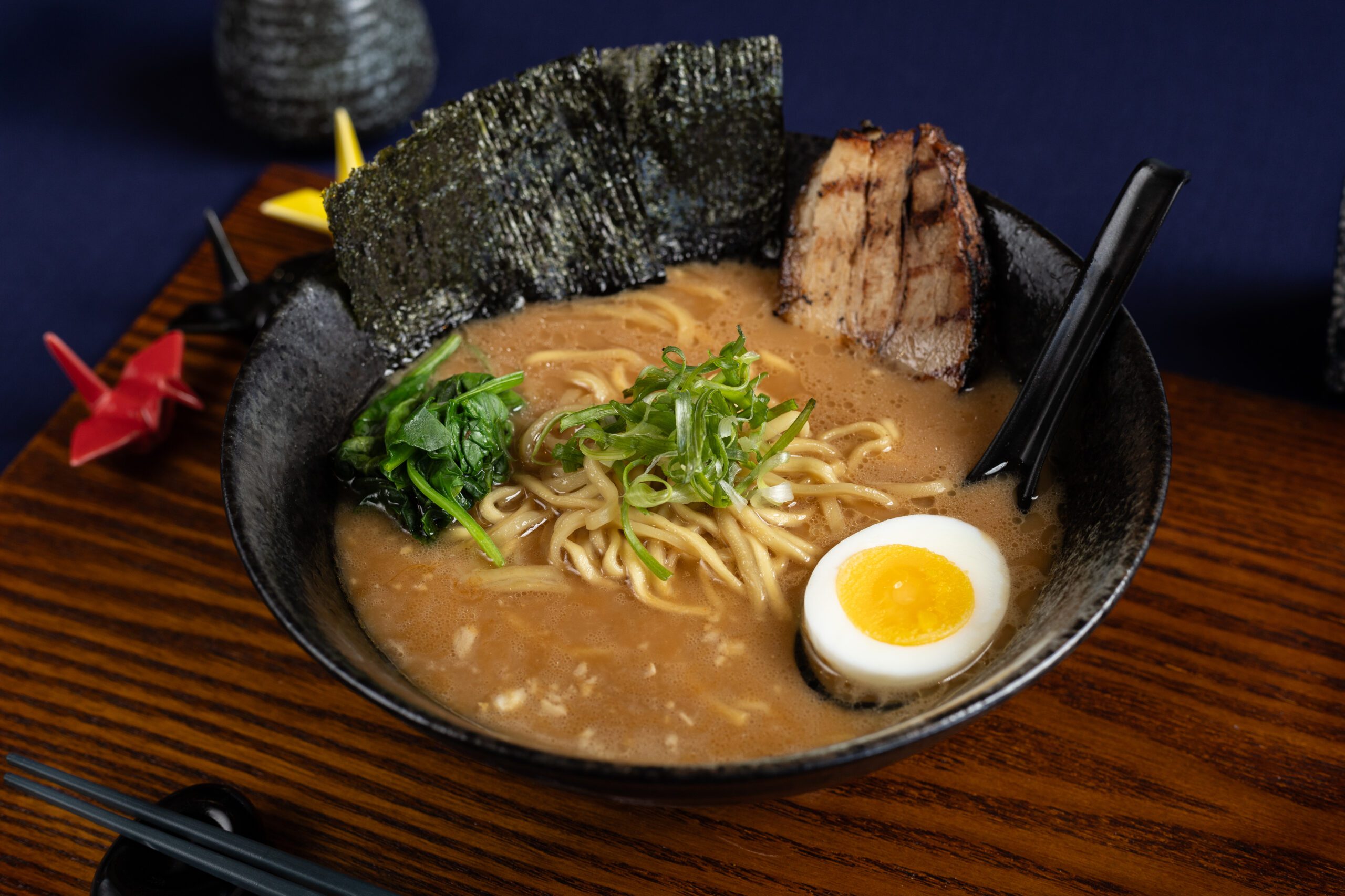 Yokohama IEKEI Ramen served at Inari Grill Japanese restaurant in LA